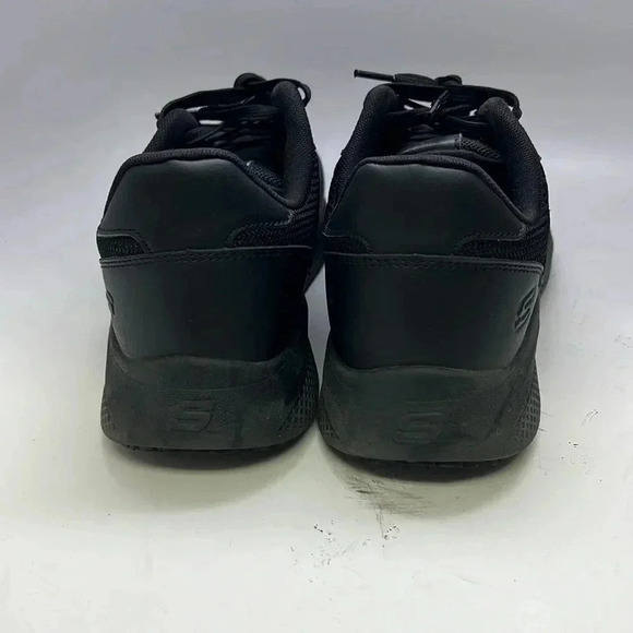 Women’s Skechers Lace Up Athletic Food Service Shoe Size 11 Black, Pre-owned - Picture 5 of 8